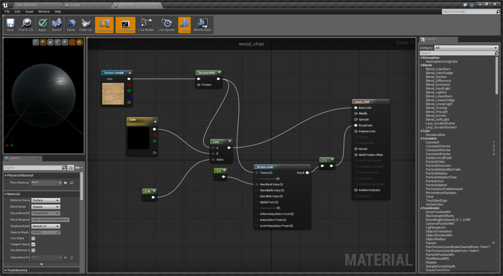 Unreal Engine Material Editor